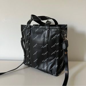 BALENCIAGA
Black XS All Over Logo Bazar Shopper Tote